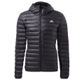 adidas Varilite Hooded Down Jacket (wind and water resistant, hood) black Men